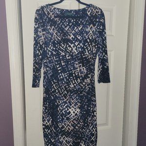 Faux wrap dress